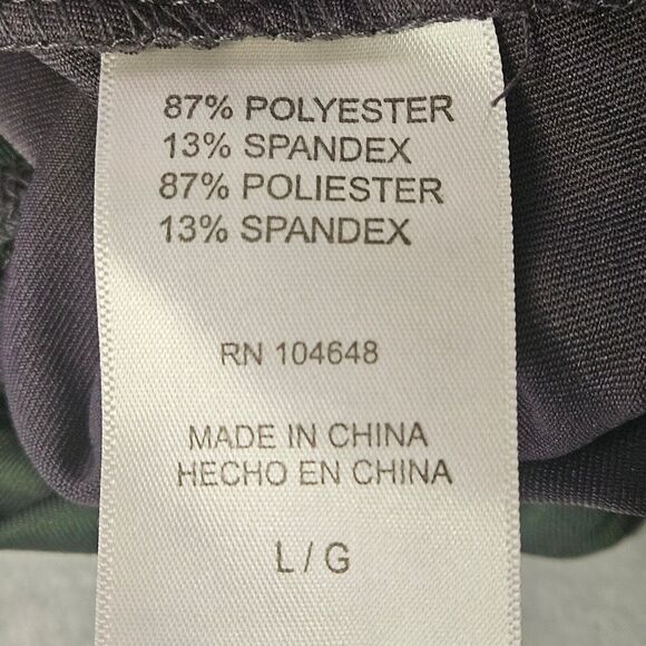 Knights Apparel Michigan State MSU Cropped Leggings L Gray/Green Football Fan - Picture 6 of 6